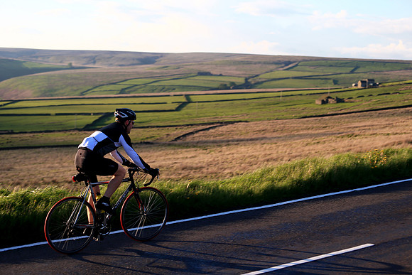 Cycling over to Oxenhope from Hebden Bridge