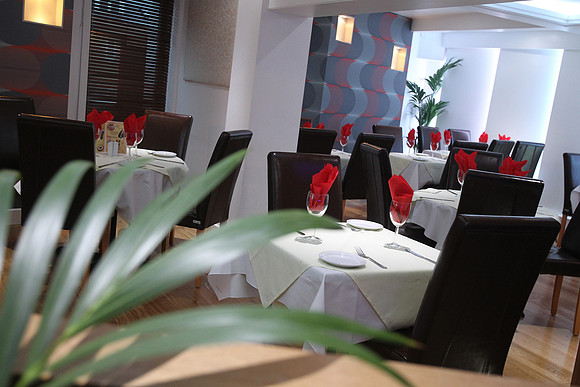 Great curry restaurants. This is the Chilli Lounge, Salterhebble