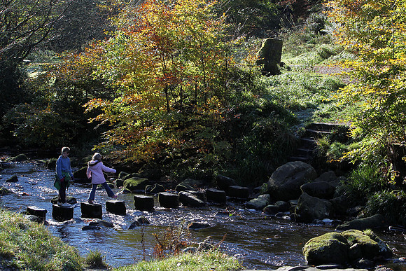 Stepping stones at Hardcastle Crags