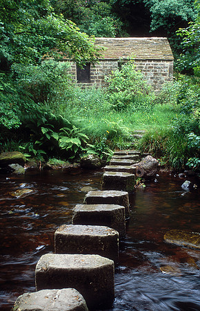 Stepping stones, Hardcastle Crags