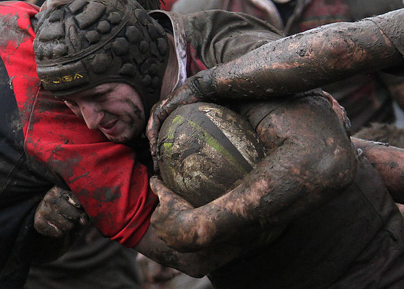 Old Brodliens muddy rugby