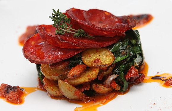 Fine dining at Gimbals restaurant, Sowerby Bridge