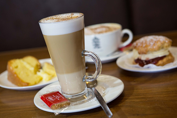 Latte coffee, Victorian CBC, Halifax