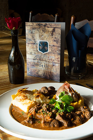 Steak casserole at the  Butchers Arms, Upper Mill