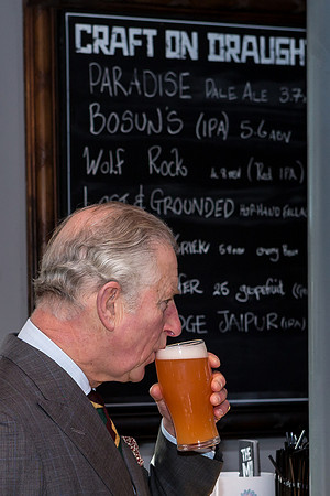 A taste of Craft beer for HRH Prince Charles