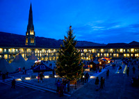Christmas shopping at the Piece Hall, Halifax